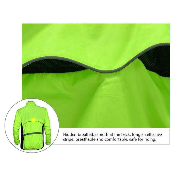 Planet Gates Full Sleeve black / L Tour de France Bicycle Cycling Jersey Sports Men Riding Breathable Reflective Cycle Clothing Bike Long Thin Wind Coat