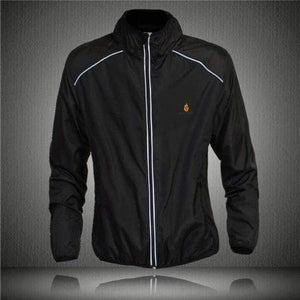 Planet Gates Full Sleeve black / L Tour de France Bicycle Cycling Jersey Sports Men Riding Breathable Reflective Cycle Clothing Bike Long Thin Wind Coat
