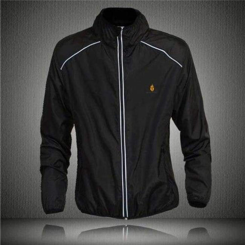 Planet Gates Full Sleeve black / L Tour de France Bicycle Cycling Jersey Sports Men Riding Breathable Reflective Cycle Clothing Bike Long Thin Wind Coat