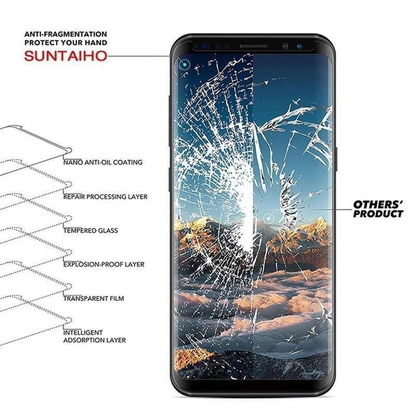 Planet Gates Full Tempered Glass Screen Protector For Samsung Galaxy S8 / S8 Plus