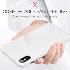 Planet Gates Full White / For iphone 6 6s H&A Luxury 360 Full Coverage Phone Case For iPhone 7 8 Plus 6 6s Plus X 10 Tempered glass Silicone Cover For iPhone X PC Cases