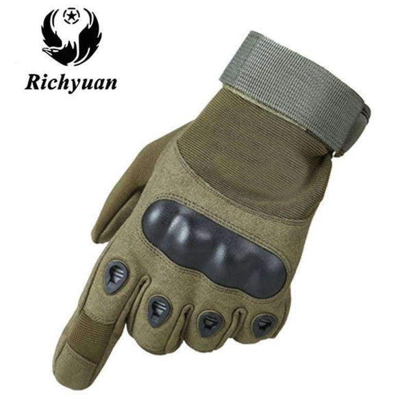 Planet Gates full yellow / M Us Military Tactical Gloves Outdoor Sports Army Full Finger Combat Motocycle Slip-resistant Carbon Fiber Tortoise Shell Gloves