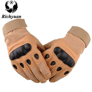 Planet Gates full yellow / M Us Military Tactical Gloves Outdoor Sports Army Full Finger Combat Motocycle Slip-resistant Carbon Fiber Tortoise Shell Gloves