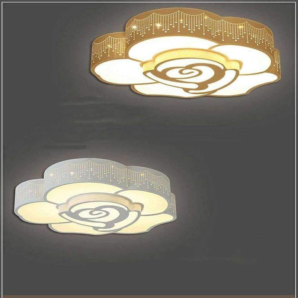 Planet Gates FULOC LED Rose flower shape ceiling lamp living room bedroom study lamp commercial office space Ceiling lights AC110-240V