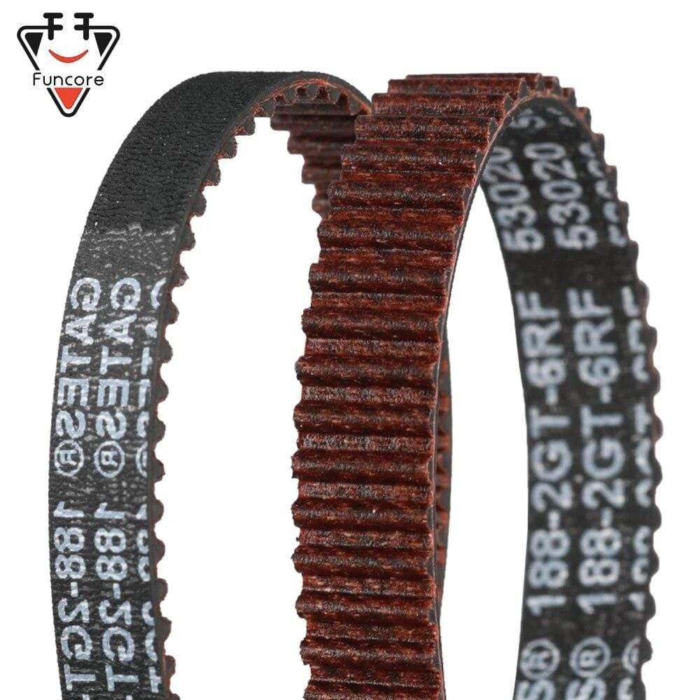 Planet Gates FUNCORE High Quality 3D Printer GT2 Width 6mm 188-2GT Timing Belt Loop GATES 188-GT2-6-RF Gear Synchronous Belt