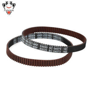 Planet Gates FUNCORE High Quality 3D Printer GT2 Width 6mm 188-2GT Timing Belt Loop GATES 188-GT2-6-RF Gear Synchronous Belt