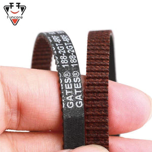 Planet Gates FUNCORE High Quality 3D Printer GT2 Width 6mm 188-2GT Timing Belt Loop GATES 188-GT2-6-RF Gear Synchronous Belt