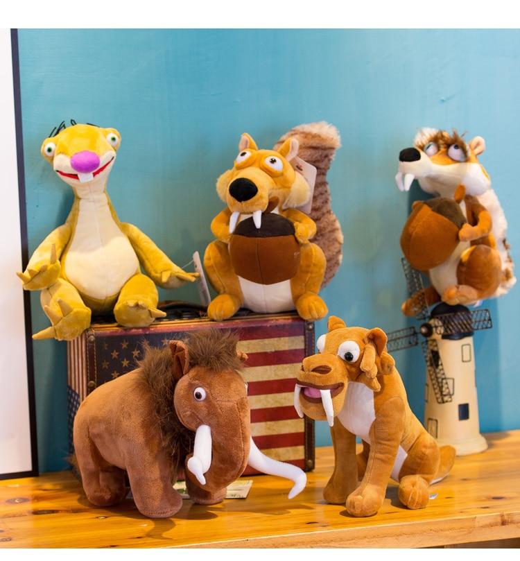 Planet Gates Funny Cute Animal Doll Ice Age 3 SCRAT Squirrel Stuffed Kids Plush Toy Decorations Birthday Gift Anti-wrinkle Pillow For Child