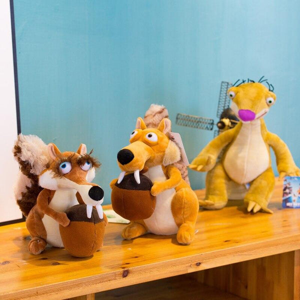 Planet Gates Funny Cute Animal Doll Ice Age 3 SCRAT Squirrel Stuffed Kids Plush Toy Decorations Birthday Gift Anti-wrinkle Pillow For Child