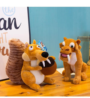 Planet Gates Funny Cute Animal Doll Ice Age 3 SCRAT Squirrel Stuffed Kids Plush Toy Decorations Birthday Gift Anti-wrinkle Pillow For Child
