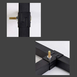 Furniture Legs, Adjustable Support Feet Row Skeleton Reinforcement Bed Legs Hardware Accessories Black 15~30cm High, Anti-Slip R