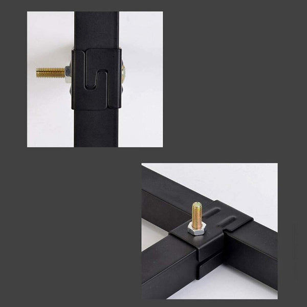 Furniture Legs, Adjustable Support Feet Row Skeleton Reinforcement Bed Legs Hardware Accessories Black 15~30cm High, Anti-Slip R