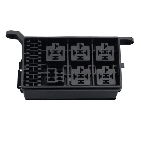 Planet Gates Fuse Box Auto 6 Relay Block Holders 5 Road Fit For Car & Trunk ATV Insurance Auto Replacement Parts