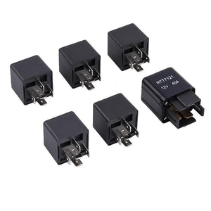 Planet Gates Fuse Box Auto 6 Relay Block Holders 5 Road Fit For Car & Trunk ATV Insurance Auto Replacement Parts