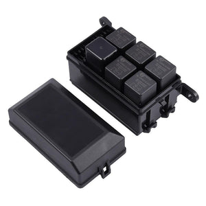 Planet Gates Fuse Box Auto 6 Relay Block Holders 5 Road Fit For Car & Trunk ATV Insurance Auto Replacement Parts