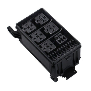 Planet Gates Fuse Box Auto 6 Relay Block Holders 5 Road Fit For Car & Trunk ATV Insurance Auto Replacement Parts