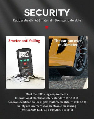 Planet Gates FUYI FY108B Mini Intelligent Automatic Multimeter Digital Multimeter 6000Analog Tester True RMS High Precision NCV Tester