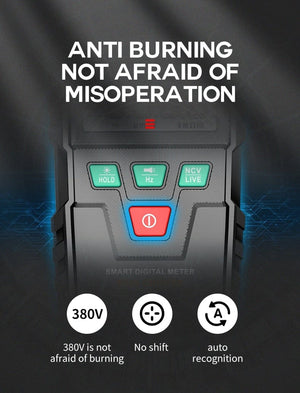 Planet Gates FUYI FY108B Mini Intelligent Automatic Multimeter Digital Multimeter 6000Analog Tester True RMS High Precision NCV Tester