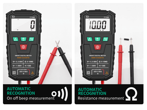 Planet Gates FUYI FY108B Mini Intelligent Automatic Multimeter Digital Multimeter 6000Analog Tester True RMS High Precision NCV Tester