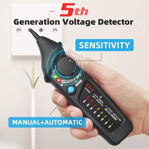 Planet Gates FWT81 Cable Tracker RJ45 RJ11 Telephone Wire Network LAN TV Electric Line Finder Tester With AVD06 Dual Mode Non-contact Voltage Detector AC 12-1000V Auto/Manual NCV Tester Live Wire Check Sensitivity Adjustable