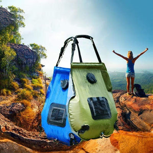 Planet Gates G 20L PVC Portable Outdoor Camping Shower Hiking Water Bag Water Tank Outdoor Hiking Solar Energy Heated Camp Shower Bags