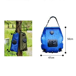 Planet Gates G 20L PVC Portable Outdoor Camping Shower Hiking Water Bag Water Tank Outdoor Hiking Solar Energy Heated Camp Shower Bags
