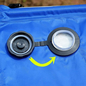 Planet Gates G 20L PVC Portable Outdoor Camping Shower Hiking Water Bag Water Tank Outdoor Hiking Solar Energy Heated Camp Shower Bags