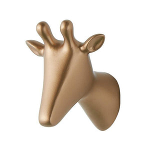 Modern European Style Creative Resin Animal Art Handmade Cloth Hook Keys Holder Door Knob Pull Clothes Hook