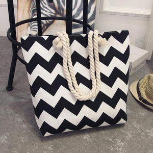 Planet Gates G / 42X10X35 Summer Women Canvas bohemian style strip Shoulder Beach Bag Female Casual Tote Shopping Big Bag floral Messenger Bags