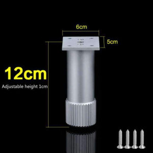 Planet Gates G  4pcs per lot Thick Aluminum Alloy Table Leg Cupboard Sofa Increase Foot Adjustable Multifunction Support Foot Furniture Accessories 4Pcs/lot