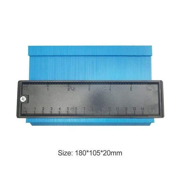 5/6/10in Plastic Contour Gauge Irregular Shaper Profile Ruler Gauge Duplicator Template Curvature Scale Tiling Laminate Tool