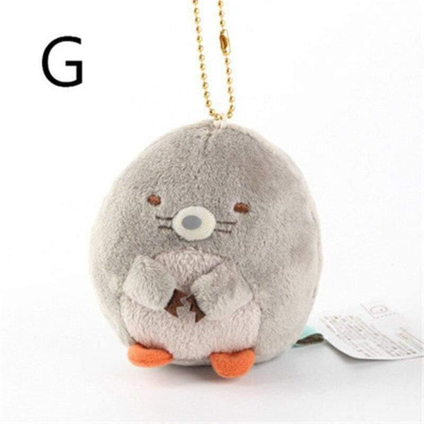 7Cm Sumikko Gurashi Plush Pendant Keychain Plush Toys For Childen Kids Stuffed Doll Toys Girls Birthday Gift Bag Hang Pendant