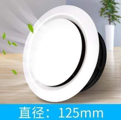 Adjustable round plastic air ventilation cover Fan Outlet Vent Extractor ceiling hole for kitchen bath air outlet fresh system