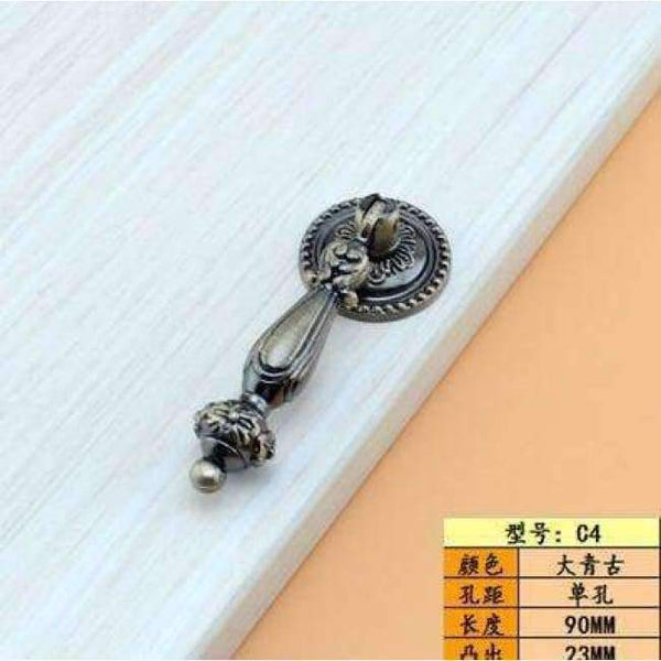 Planet Gates G Continental vintage cabinet knobs and handles Cupboard  wardrobe Door pendants rings drawer pulls Furniture Hardware Accessory
