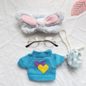 30cm LaLafanfan Cafe Duck Plush Toy Doll Clothes  Cartoon Yellow Duck Stuffed Dolls Doll Accessories Kids Toys Gift For Children