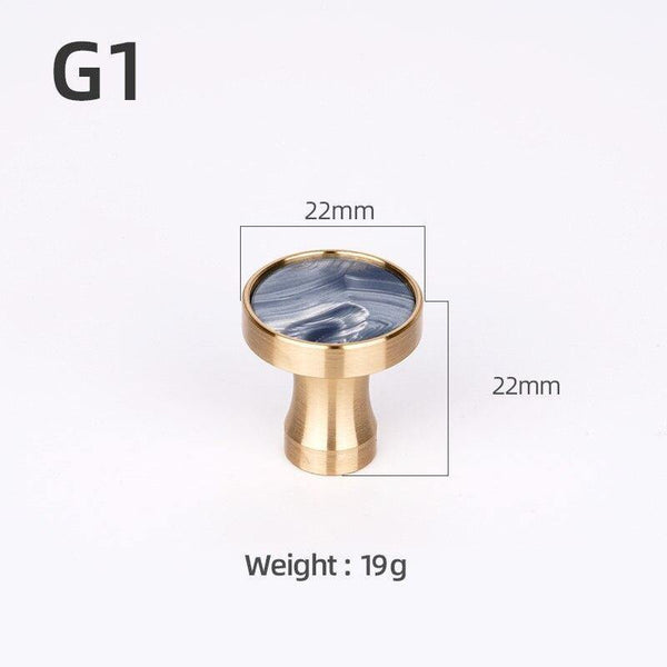 Brass Furniture Handles Elegant Door Knobs and Handles for Cabinet Kitchen Cupboard Drawer Pulls Wall Hanging Hooks Shell Resin