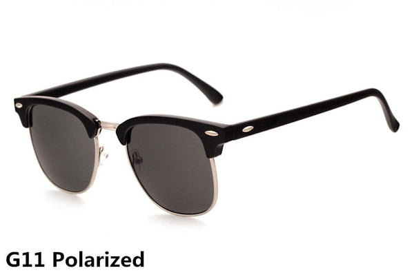 Planet Gates G11 / Polarized Classic Polarized Brand Designer Sunglasses Men Women Retro  High Quality Sun Glasses Rivet Female Male Fashion Mirror Sunglass