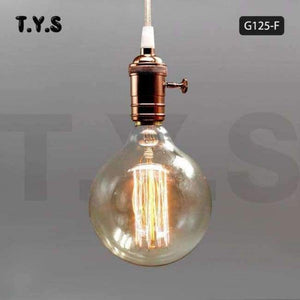 Planet Gates G125 žárovka s vláknem / 220V ampule Vintage Edison žárovka E27 40W 220V ST64 G95 Retro skleněná žárovka s vláknem pro domácí dekoraci