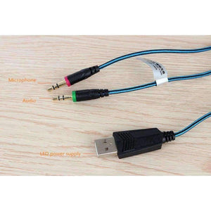 Planet Gates G2000 G9000 G4000 stereo  gaming headset  big pc for computer with microphone LED Light  Deep Bass gamer  headphones