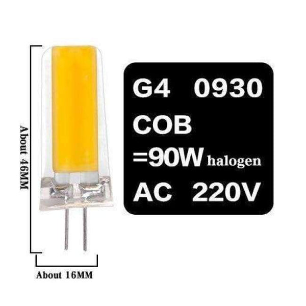 Planet Gates G4 0930 COB 9W 220V / No / Warm White G4 G9 E14 Led Lamp Bulb Dimming Lighting AC DC 12V 220V 3W 6W 9W COB SMD Replace Halogen Lights Spotlight Bombillas Chandelier