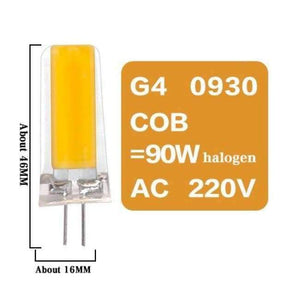 Planet Gates G4 0930 COB 9W 220V / No / Warm White Led G4 G9 E14 Lamp Bulb Dimming Lighting AC DC 12V 220V 3W 6W 9W COB SMD Replace Halogen Lights Spotlight Bombillas Chandelier
