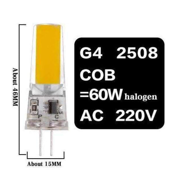 G4 G9 E14 Led Lamp Bulb Dimming Lighting AC DC 12V 220V 3W 6W 9W COB SMD Replace Halogen Lights Spotlight Bombillas Chandelier