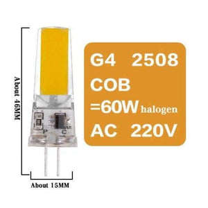 Planet Gates G4 2508 COB 6W 220V / No / Warm White Led G4 G9 E14 Lamp Bulb Dimming Lighting AC DC 12V 220V 3W 6W 9W COB SMD Replace Halogen Lights Spotlight Bombillas Chandelier