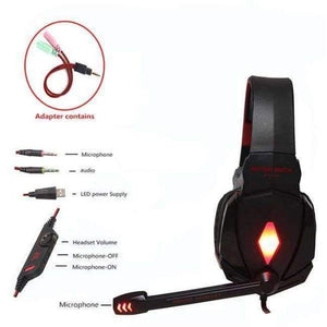 Planet Gates G4000hongxian / Russian Federation G2000 G9000 G4000 stereo  gaming headset  big pc for computer with microphone LED Light  Deep Bass gamer  headphones