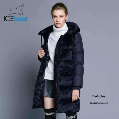 Planet Gates G425 dark blue / 44 / China 2018 New high quality winter velvet jacket thick warm women's parka clothing fashion casual women's brand coat GWD18080