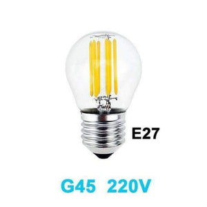 Planet Gates G45 E27 220V / 6W / Cold White Gitex Antique LED E27 Bulb Retro Lamp 220V 2W 4W 6W 8W LED Filament Light E14 Glass Ball Bombillas LED Bulb Edison Candle Light
