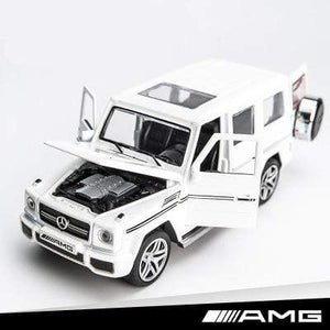 Planet Gates G65 White 1:32 Ford Raptor F150 Big Wheel Alloy Diecast Car Model Car Pull Back Vehicle Collection Children Toy Car Gifts