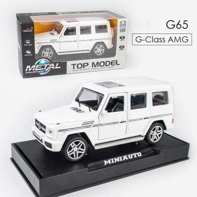 Planet Gates G65 White box 1:32 Ford Raptor F150 Big Wheel Alloy Diecast Car Model Car Pull Back Vehicle Collection Children Toy Car Gifts