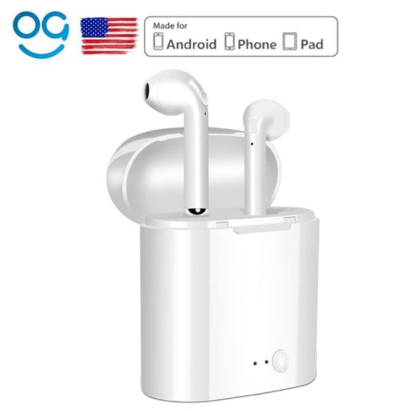 Planet Gates G7-I7-WW Bluetooth Earphone Headphones Stereo TWS Wireless Headset Phone Charger in Ear Air Pods Earbud For Apple iPhone