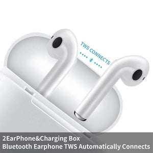 Planet Gates G7-I7-WW Bluetooth Earphone Headphones Stereo TWS Wireless Headset Phone Charger in Ear Air Pods Earbud For Apple iPhone